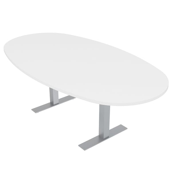 45.25 in W, 84 in L, 29 in H, Engineered Wood Top, White